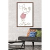 Trends International Disney Simple Moments Line Art - Piglet Framed Wall Poster Prints - 2 of 4