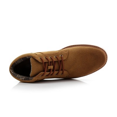 Ferro Aldo Mens JAX MFA506061 Mid-Top Chukka Style Sneaker Boots, in Toffee Yellow Suede, Size 12 — фото 4