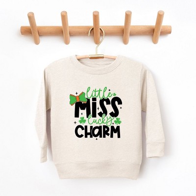 The Juniper Shop Little Miss Lucky Charm Toddler Graphic Sweatshirt
