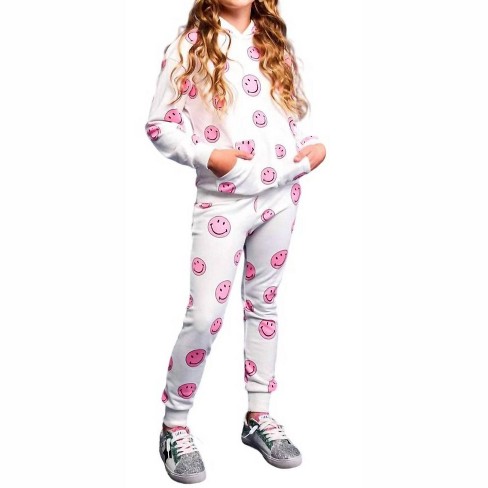 Gender Neutral GIRLS EMOJI PANTS - Lola + The Boys - image 1 of 3