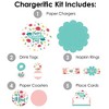 Big Dot of Happiness Colorful Floral Happy Mother's Day We Love Mom Party Paper Charger and Table Decorations Chargerific Kit Place Setting for 8 - 3 of 4