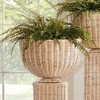 Plum & Post 24" Charleston Rattan Woven Footed Natural Decorative Tabletop Bowl - 4 of 4