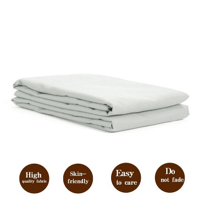 Standard Brown Brushed Microfiber Pillow Shams, 20x26 Inches, 2 Pack