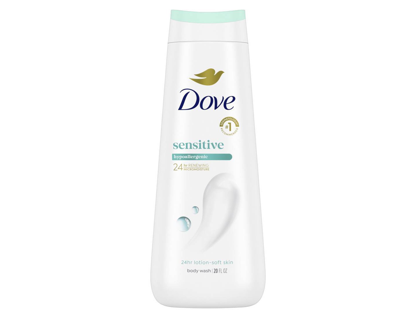 Гипоаллергенный гель для душа Dove Beauty Sensitive Skin, 20 fl oz — фото 1