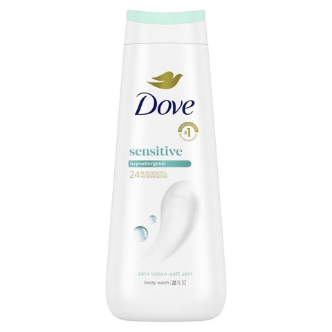 Гипоаллергенный гель для душа Dove Beauty Sensitive Skin, 20 fl oz