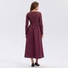 Women's Long Sleeve Woven Knit Midi Sweater Dress - A New Day™ - 2 of 3