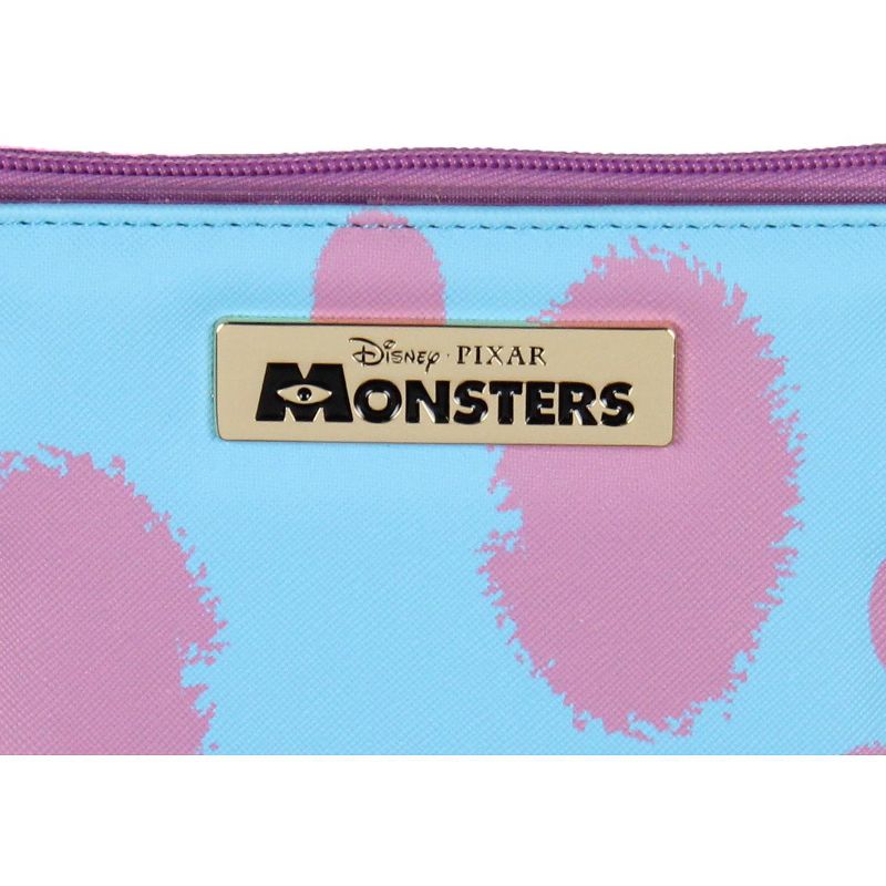 Disney Monsters Inc. Sulley 3D Horns Snap Closure Faux Leather Zip Wallet Blue, 2 of 5