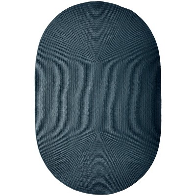 Colonial Mills Boca Raton - Lake Blue 6 Ft x9 Ft Oval Rug Indoor/Outdoor 100% Polypropylene