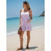 EXLURA Women's Summer Casual Sleeveless Striped Rompers Loose Spaghetti Strap Overalls 2025 Jumpsuits Vacation Beach Outfits - 2 of 4