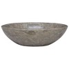 vidaXL Sink Gray 20.9 in.x15.7 in.x5.9 in. Marble - image 4 of 4