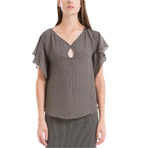 Max Studio London Womens Printed Knit Blouse - 1 of 1