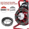 Professinal 50 Ft x 3/8 Inch Snake Drain Auger Cleaner Electric Cleaning Machine Plumbing - 4 of 4