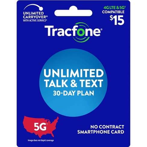 Tracfone Unlimited Talk Text Plan With