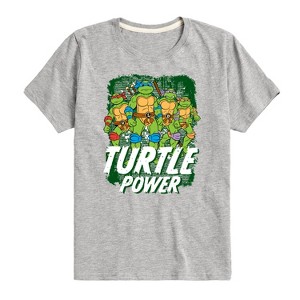 Boys' - Teenage Mutant Ninja Turtles - Turtle Power Short Sleeve Graphic T-Shirt - 1 of 4