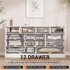 COZONY 12-Drawer Wood Dresser for Bedroom, 61" Wide Wooden Chest of Drawers, Modern Dresser & TV Stand for 65" TV for Living Room or Hallway - 4 of 4