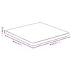 vidaXL Table Top15.7"x15.7"x1" Bamboo - 4 of 4