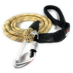 Enthusiast Gear Reflective Rope Dog Leash with Locking Carabiner for Large Medium Small Breeds and Puppy (6’ Feet) - 1 of 4