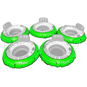 Bradley 5 Pack Heavy Duty River Tube Cover Only; Made in USA; Compatible with Intex River Run 53" tube - 1 of 4