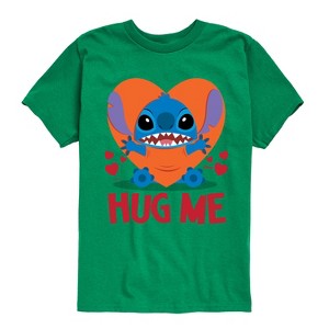 Boys' - Lilo and Stitch - Hug Me Short Sleeve Graphic T-Shirt - 1 of 3