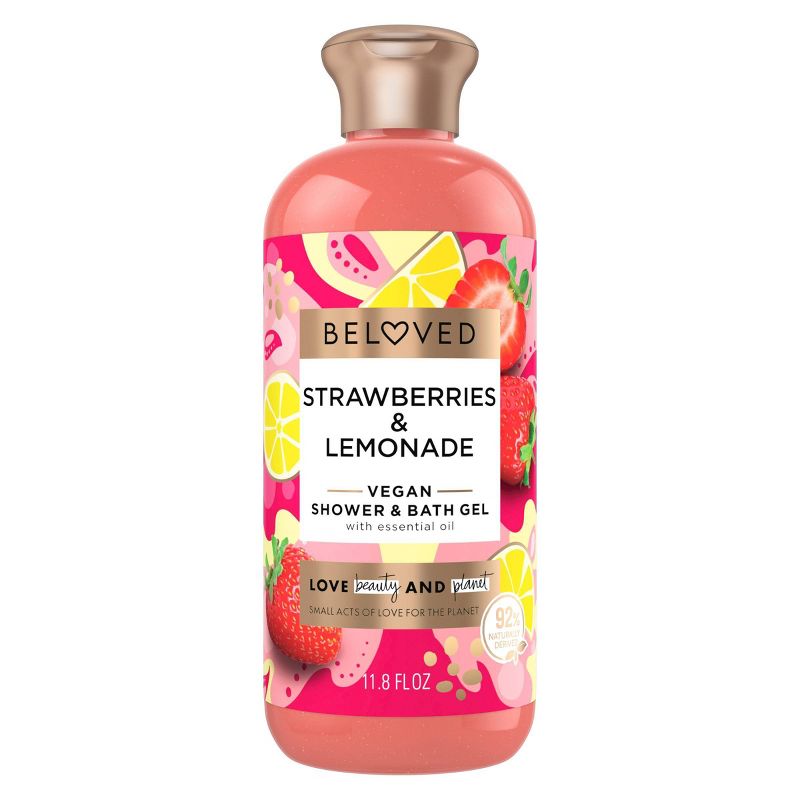 Beloved Shower &#38; Bath Gel Body Wash - Strawberries &#38; Lemonade - 11.8 fl oz, 3 of 6