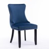 NicBex Velvet Dining Chairs Set of 2,Upholstered Kitchen Chairs with Backstitching Nailhead Trim and Solid Wood Legs for Dining Room,Kitchen - 4 of 4