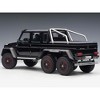 Mercedes Benz G63 AMG 6x6 Gloss Black with Carbon Accents 1/18 Model Car by Autoart - 4 of 4