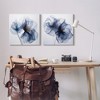 Stupell Industries Blue Modern Flowers, 24" x 24" (Set of 2) - 2 of 4
