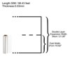 Unique Bargains Flowers Baskets Gifts Wrapping Paper Clear 1 Pc - 2 of 4