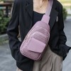 MKF Collection Kace M logo Printed Vegan Leather Women’s Sling Bag by Mia K - 3 of 4