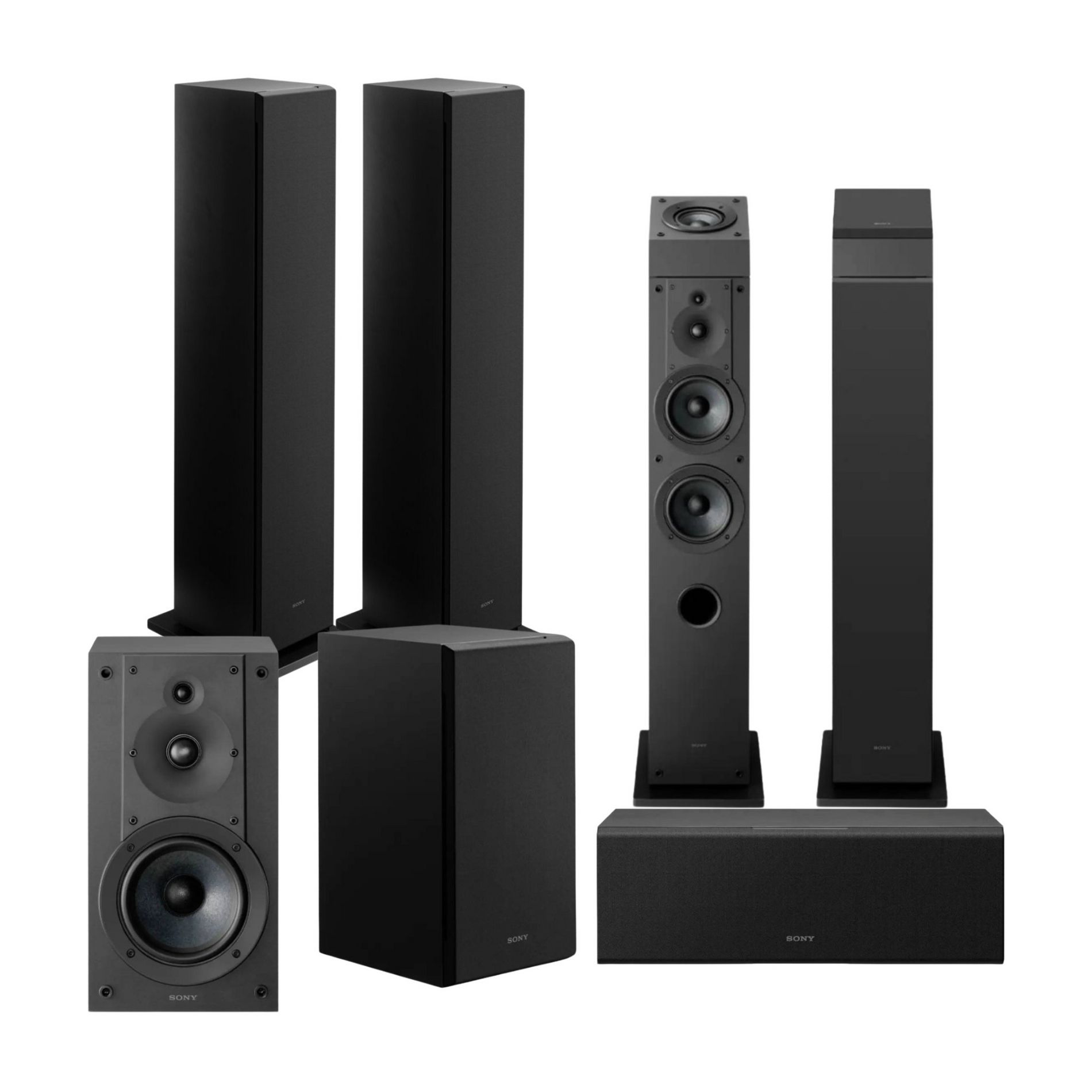 Sony Complete 7 Speaker System-SSCS3M2 (2),SSCS5M2 (PAIR),SSCS8M2,SSCSEM2 (PAIR)