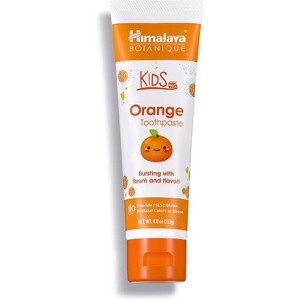 Himalaya Botanique Kids Toothpaste, Orange Flavor 4 oz, 1 Pack - 1 of 4