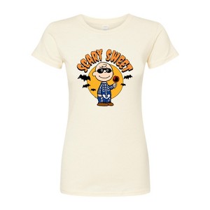 Women's - Peanuts - Scary Sweet Fitted Graphic T-Shirt - 1 of 4