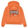 NFL Cleveland Browns Women's Hooded Sweatshirt - 2 of 3