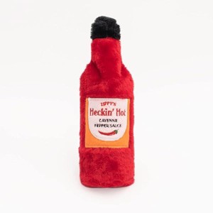 ZippyPaws Hot Sauce Crusherz - Zippy Paws Dog Toy, Crinkle Dog Toy with No Stuffing, Squeaky Dog Toy Pack of 1, Heckin' Hot - 1 of 1