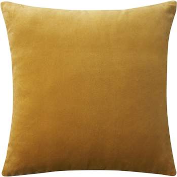 Mina Victory Lifestyle Cotton Fan Leaf 18 X 18 Indoor Throw Pillow Brown  : Target