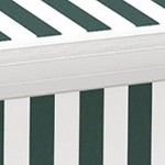 green and white stripes
