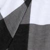 plaid black & white