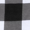 plaid black & white