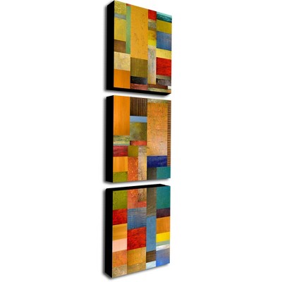 Trademark Fine Art -Michelle Calkins 'Color Panes -Water and Waves' Canvas Art