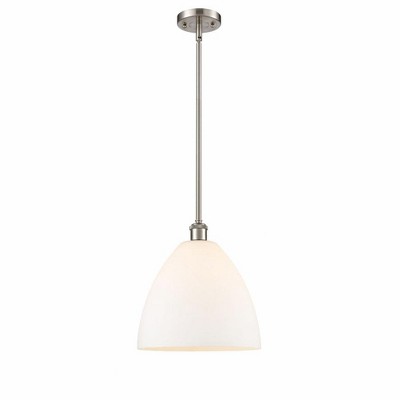 Bristol Glass - 1 Light Mini Pendant In Industrial Style-12.75 Inches Tall and 12 Inches Wide