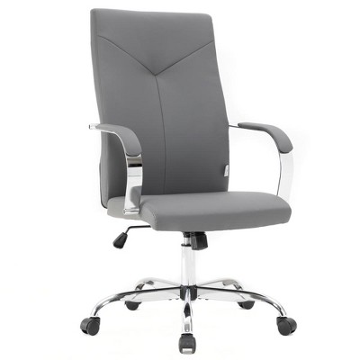 Leisuremod Sonora High-back Leather Office Chair With Adjustable Height ...