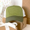 Pavilion Gift Company - Camping People - Adjustable Moss Green Neoprene Mesh Hat - Hats - 3 of 4