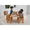 Adrian - Bamboo Toddler Table and Chair 5 Piece Set - 3 of 4