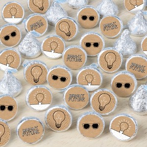 Big Dot of Happiness Bright Future - Graduation Party Small Round Candy Stickers - Party Favor Labels - 324 Count - 1 of 4