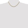Black Bow Jewelry 2.5mm, 14k Yellow Gold, Solid Byzantine Chain Necklace - 2 of 4