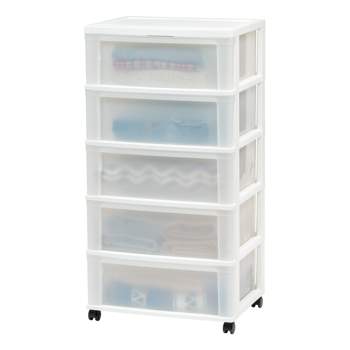 IRIS USA Plastic Storage Drawers Container Organizer for Clothes