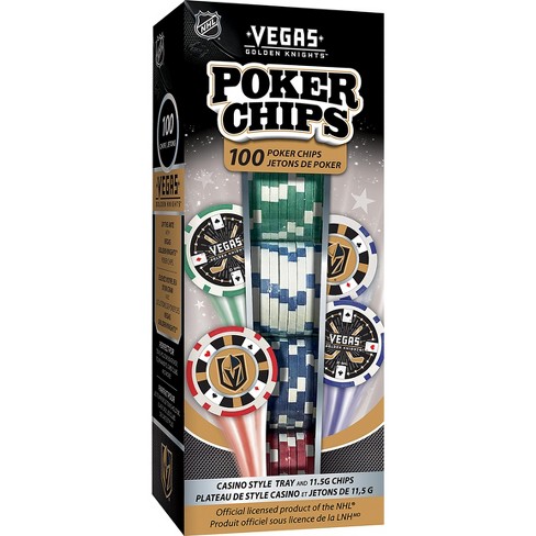 kollidere bandage rødme Masterpieces Casino 100 Piece Poker Chip Set - Nhl Las Vegas Golden Knights  : Target