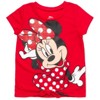 Disney Junior Floral Girls T-Shirt and French Terry Shorts Outfit Set Toddler - 2 of 4