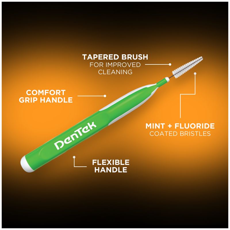 DenTek Easy Interdental Brush Cleaners - 16ct, 4 of 10
