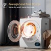 ROVSUN 110V Portable Clothes Dryer, 1.5 cu.ft Front Load Laundry Tumble Dryer with Stainless Steel Tub & LCD Touch Panel for Apartment, Dorm, 850W - 2 of 4